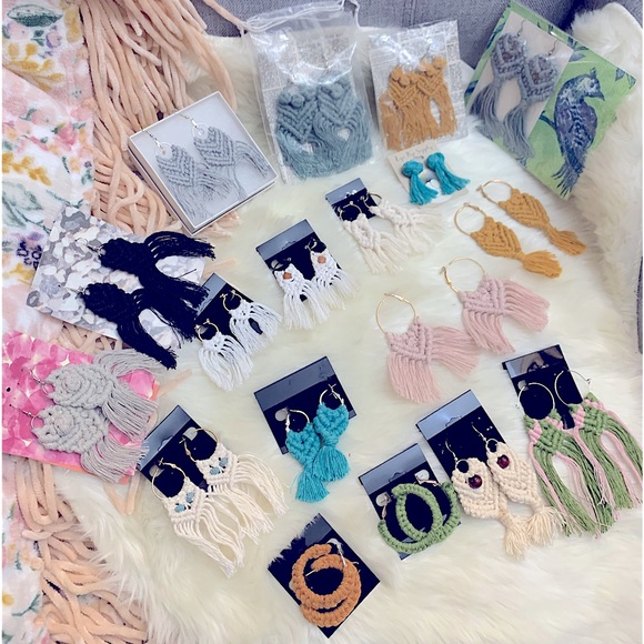 NEW: SOUL Embellishment’s Handcrafted FANCY HÖÖPS
FLOWERY*〰️*WOVEN HOOP EARRINGS - Picture 5 of 16